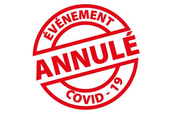 Annulation du rendez-vous de Janvier 2022